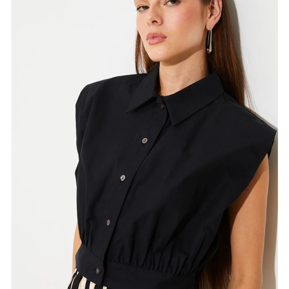 Suncoo lazur top. Super stylish sleeveless top. Never worn